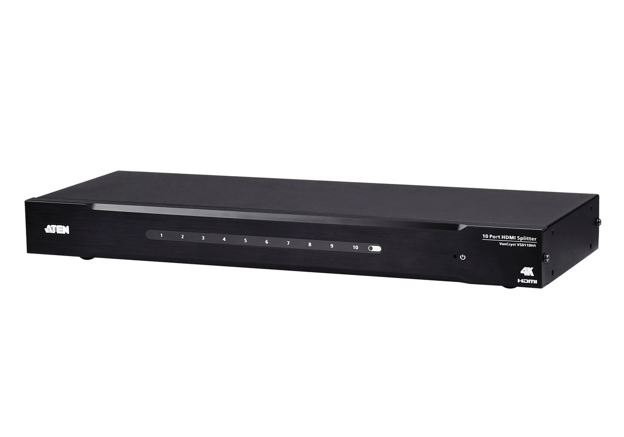 Распределитель ATEN VS0110HA 10-портовый 4K HDMI